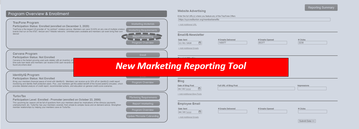 Marketing Reporting Tool